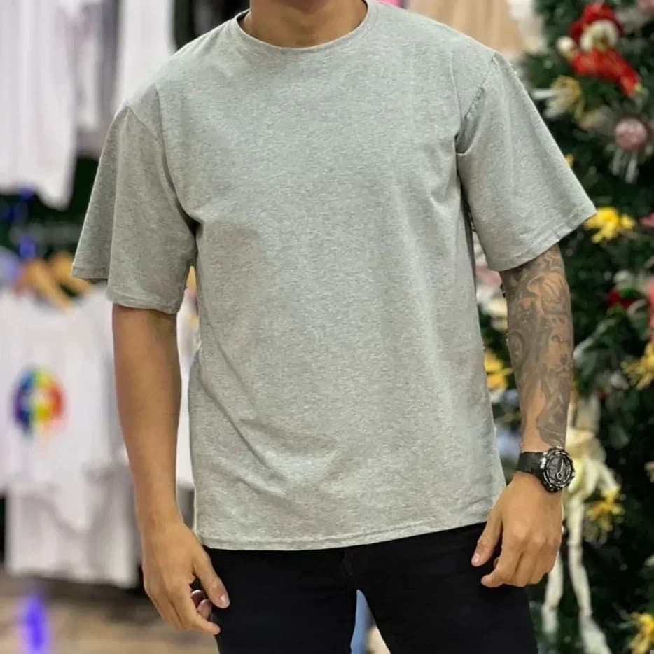 Seda Fria Gris Oversize -TALLA:L